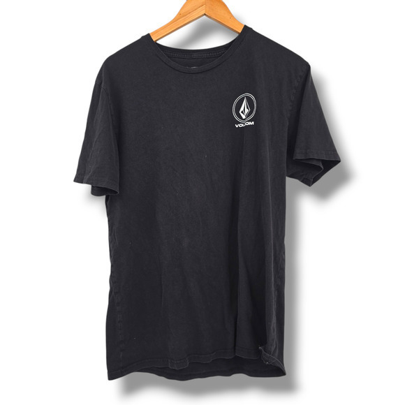 Volcom Men's Crewneck Camo Short Sleeve Graphic T-Shirt Black Size Large - Picture 2 of 9